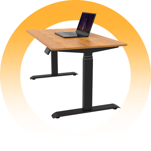 Dual Motor Three Column Electric Standing Desk